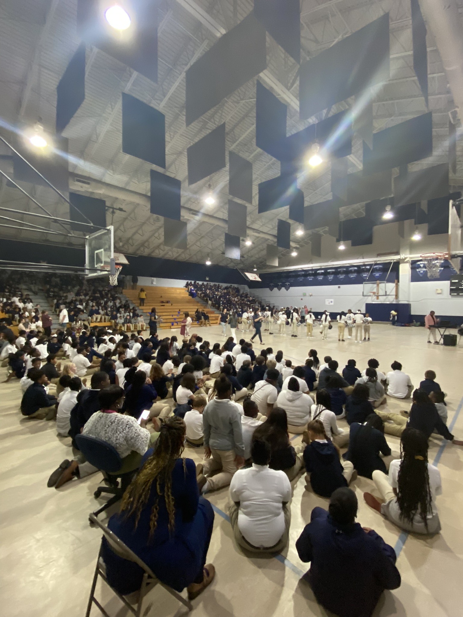 Our first pep rally!