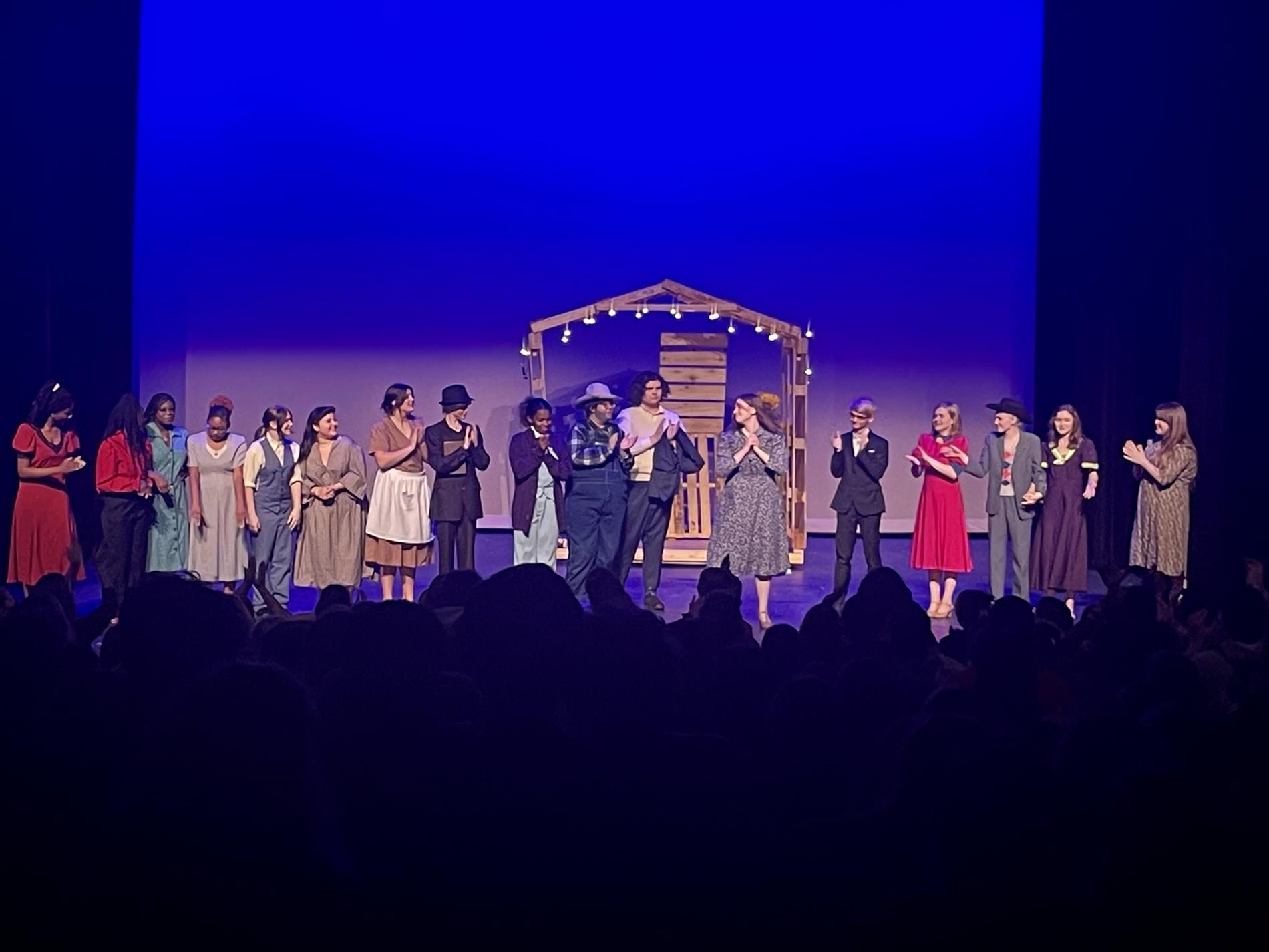 Cast and Crew of Bright Star Student Edition Performing at Springer Opera House- Georgia Thespian Conference, February 2022: Columbus, GA