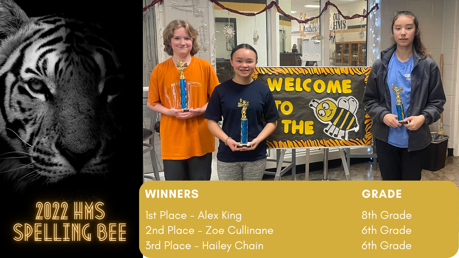 2021-22 Spelling Bee Winners