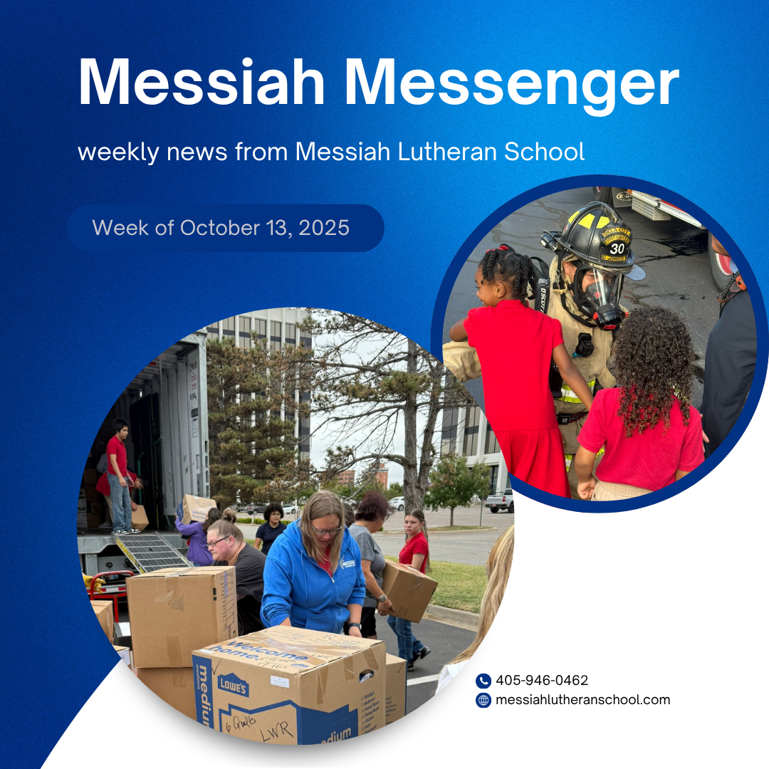 Messiah Messenger for the week of October 13, 2025