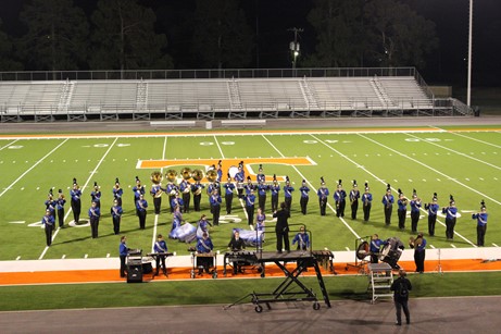 band on field performing