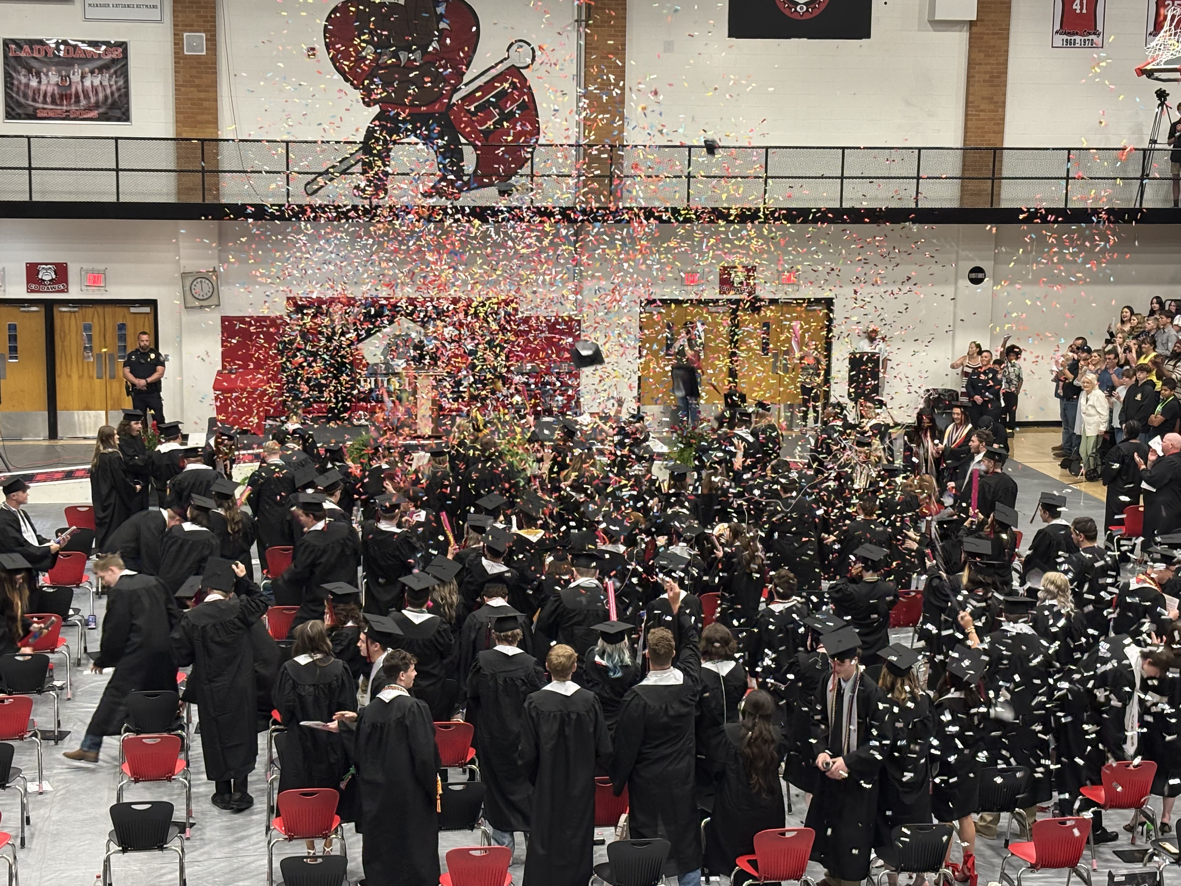 HCHS Graduates celebrating graduating