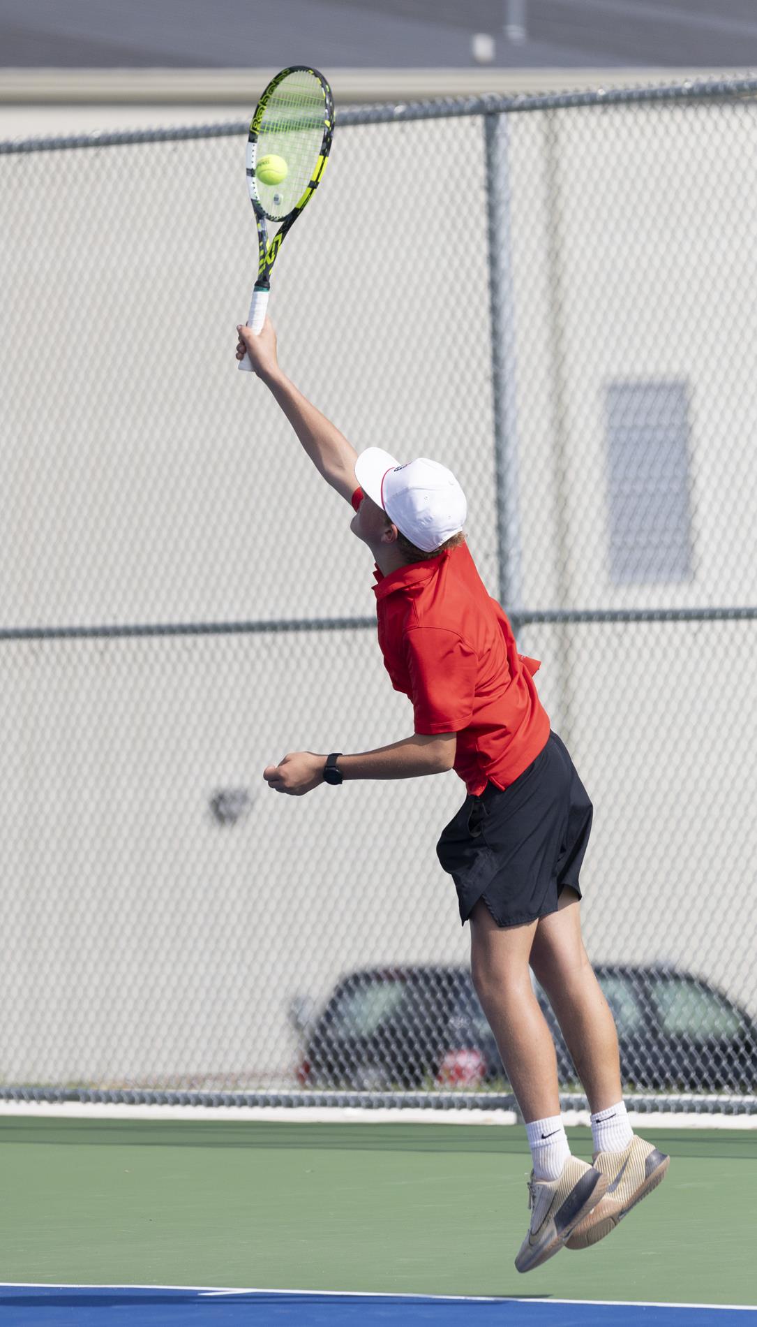 Ingram Tom Moore team tennis vs. Canyon Lake on Sept. 4, 2024