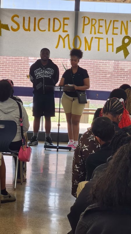 Ms. Ruby Williams held a suicide prevention awareness Program. Mr. and Miss GTC 