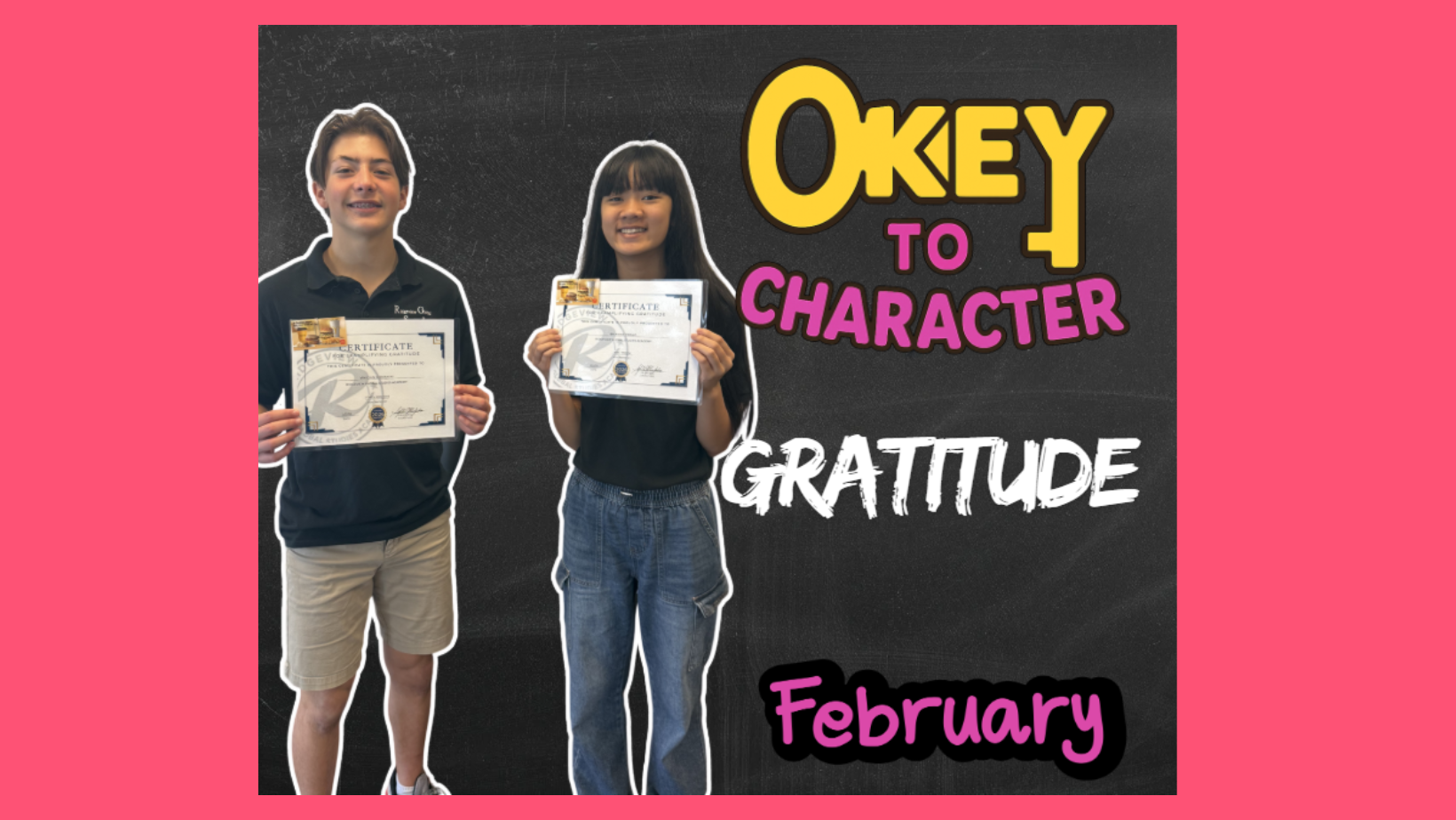 February Keys to Character