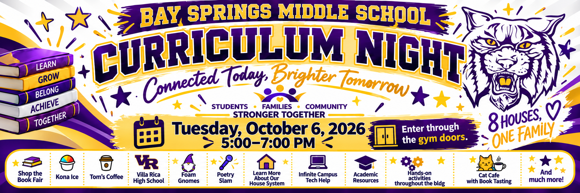 Curriculum night Oct 6 5pm-7pm