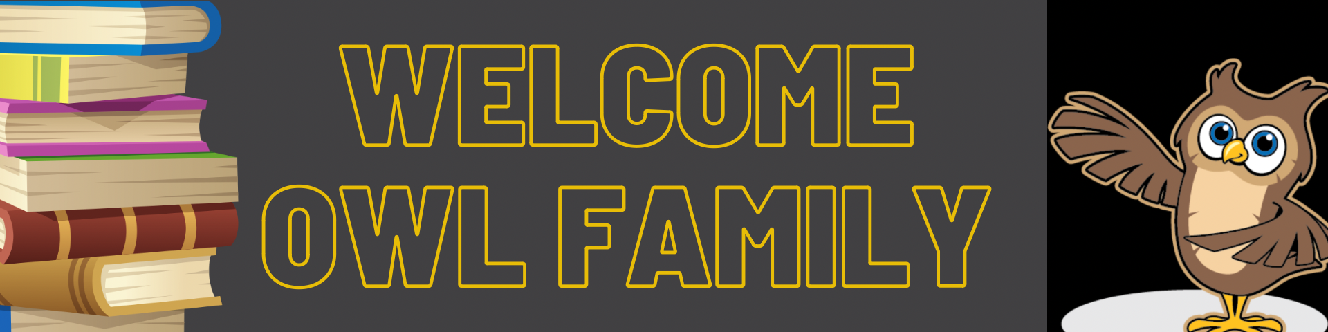 Welcome banner