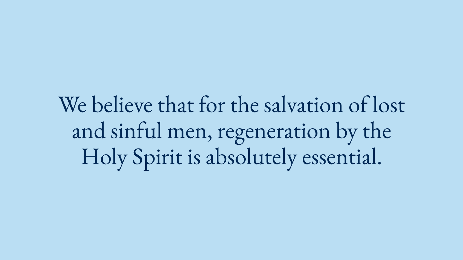 Statement of Faith