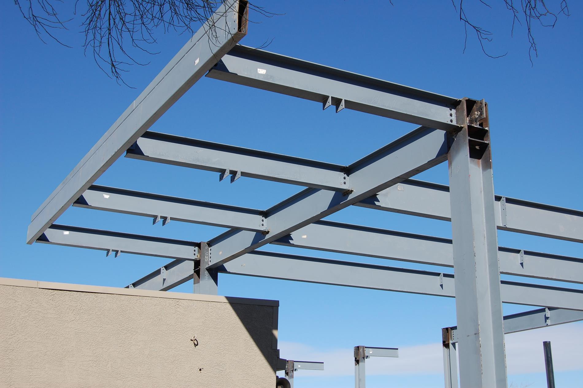 Beams for library addition