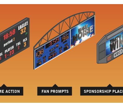 Thumbnail Image of three score boards Bids will be accepted until 2:00 P.M. local time on August 20, 2025. RFP - LED VIDEO SCOREBOARDs/MESSAGE DISPLAYS