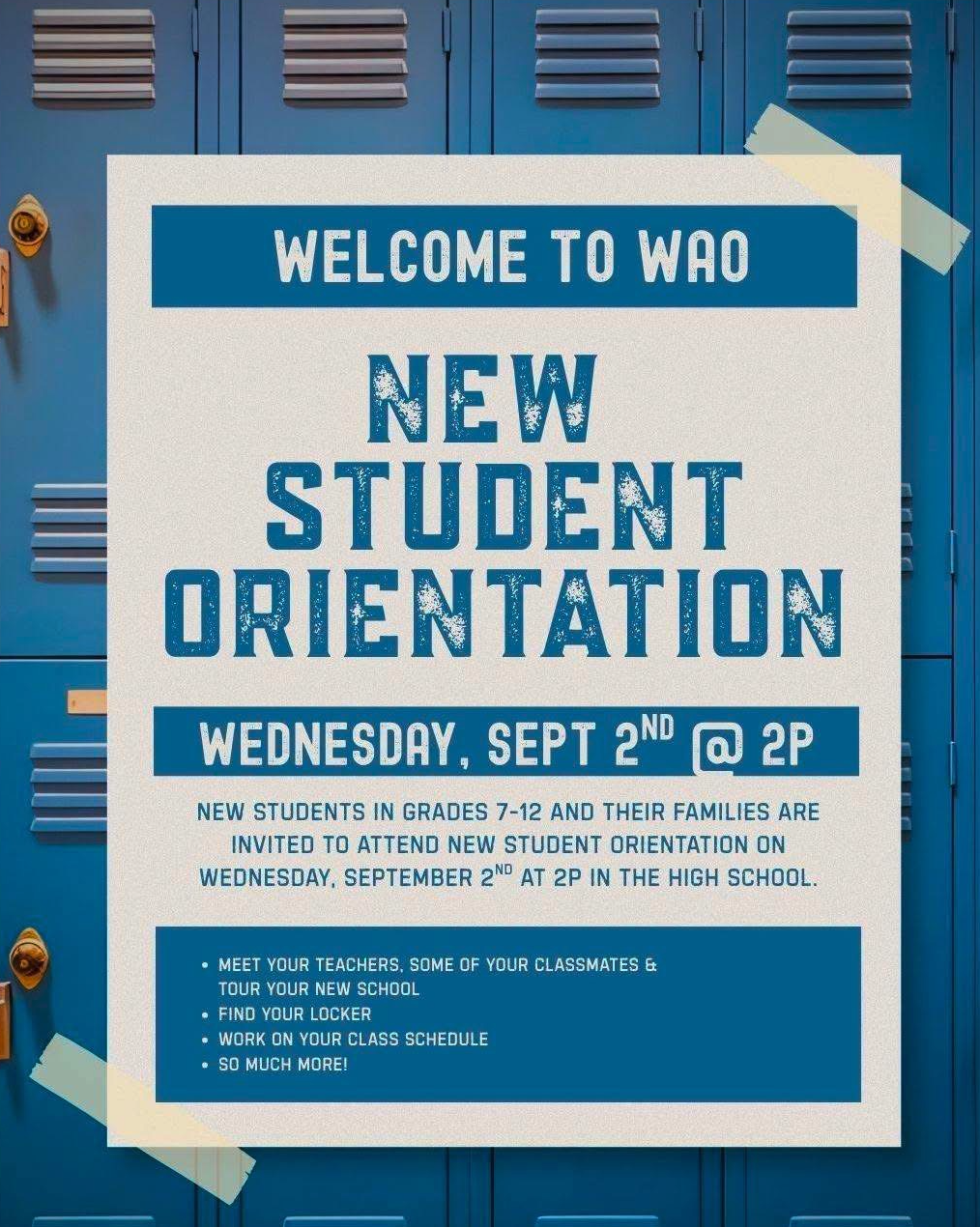 New Student Orientation