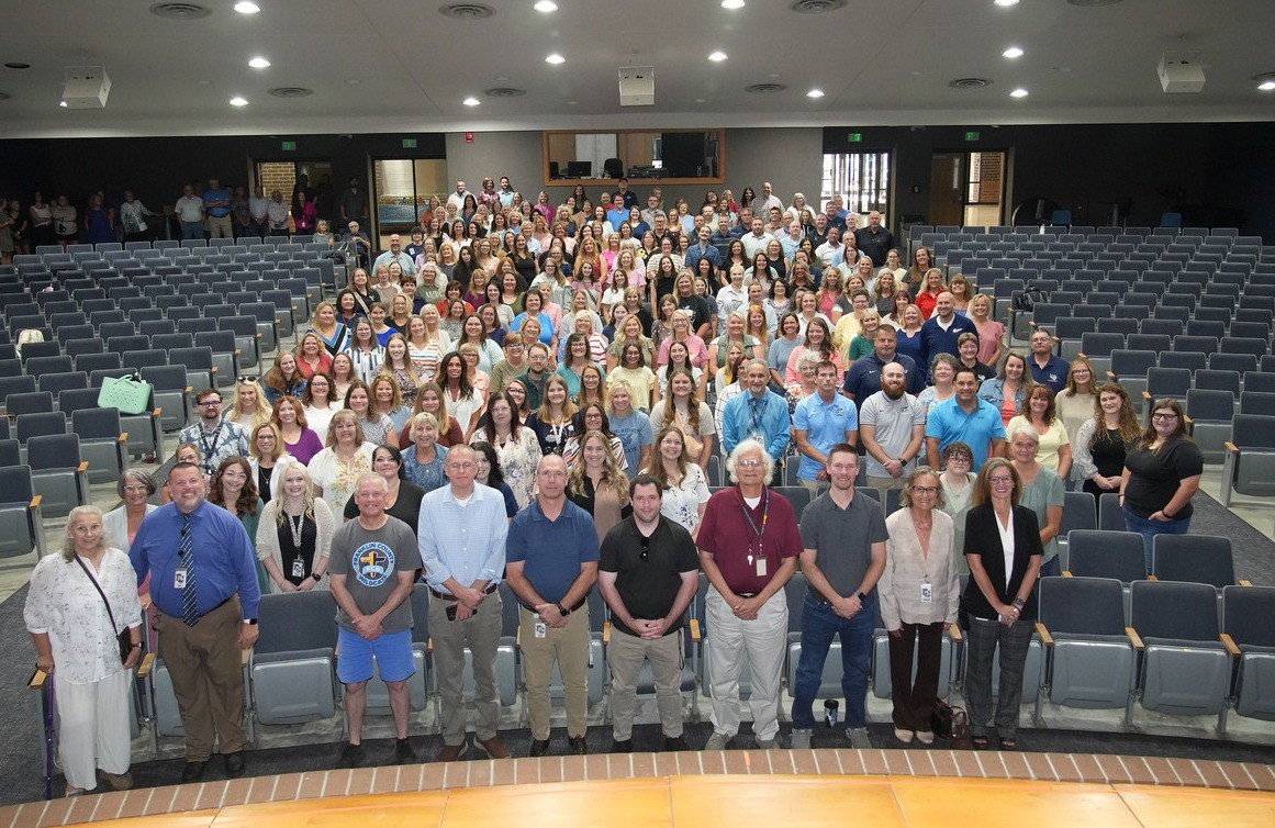 Group photo of all 26-27 staff on August 3, 2026.