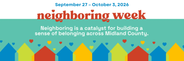 A neighboring week graphic with blue, yellow, green, and red houses and hearts
