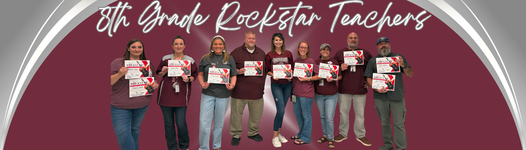 8th grade rockstar teachers