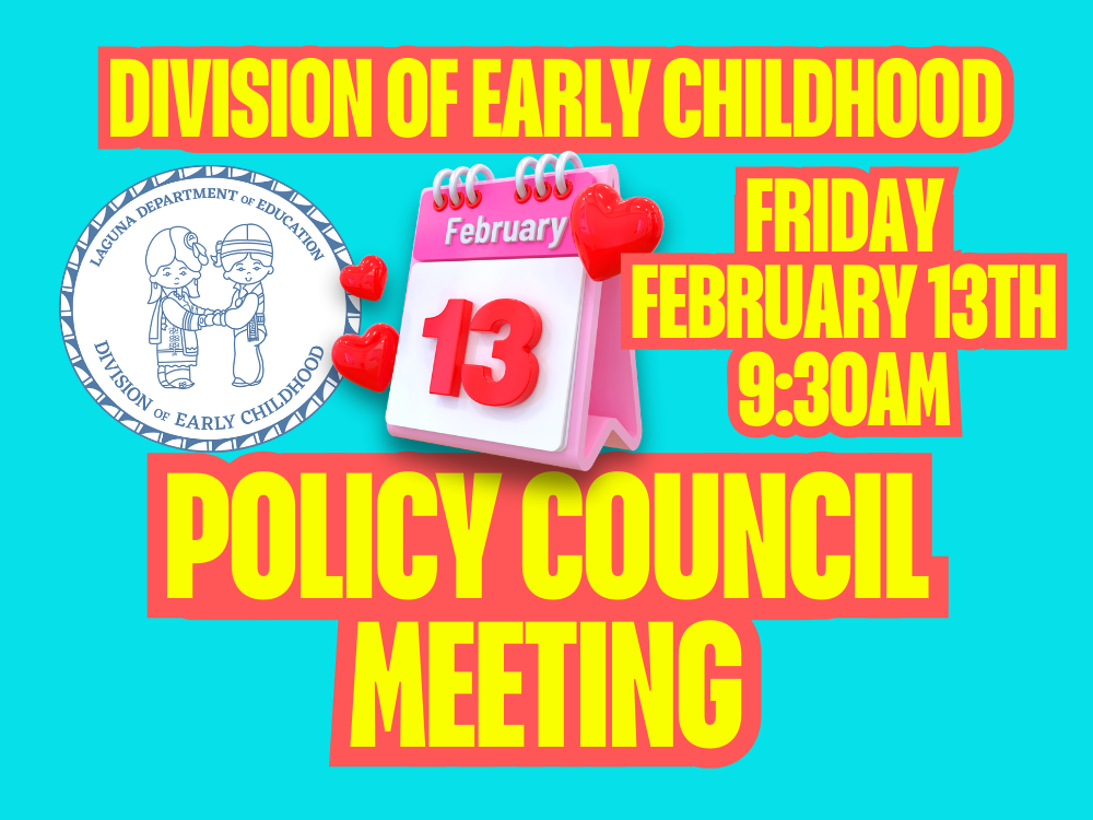 Division of Early Childhood Policy Council Meeting-February 13, 2026 at 9:30 a.m.
