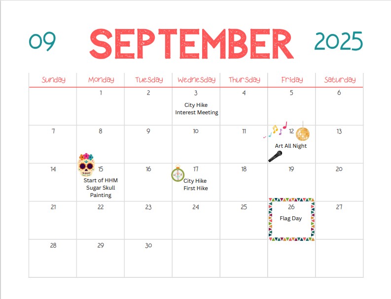 Calendar September