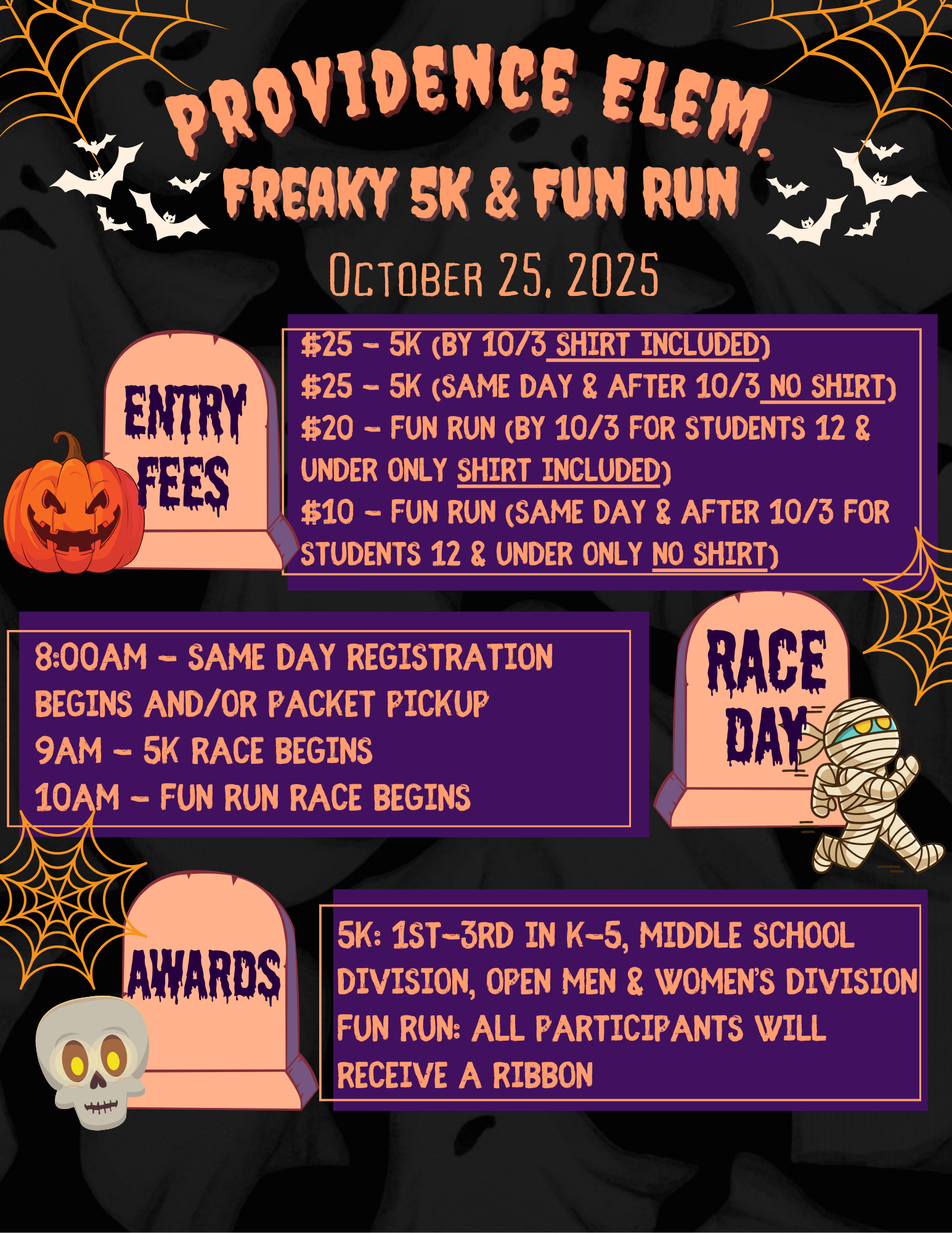 Freaky 5K Flyer Freaky 5K Flyer