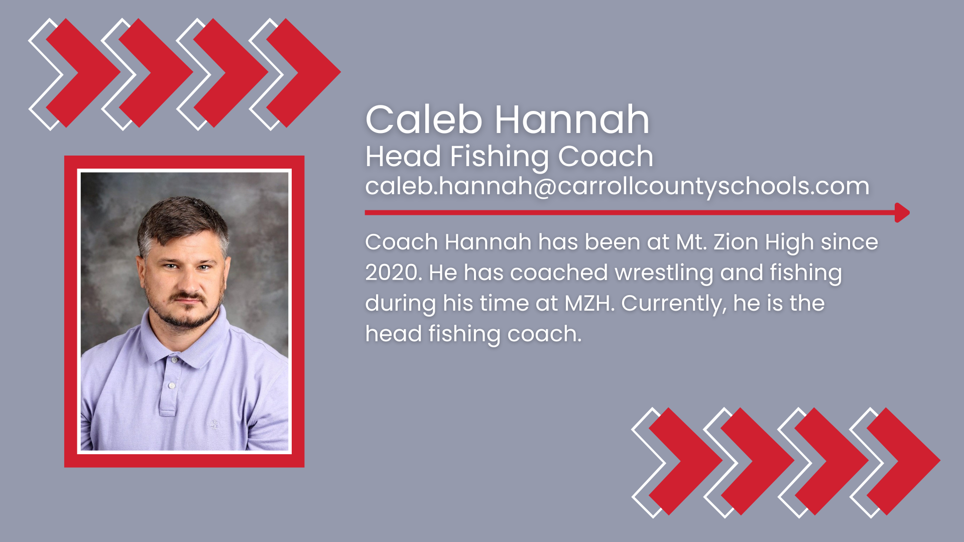 Caleb Hannah Fish Coach