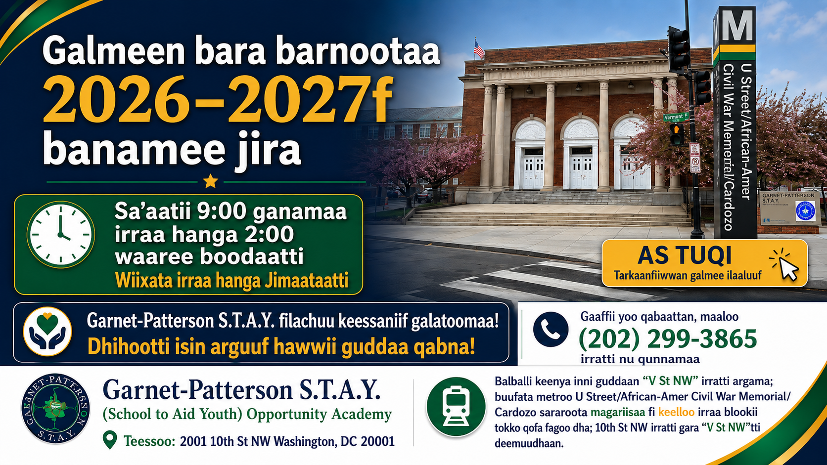 2026-2027 SY Enrollment Oromo