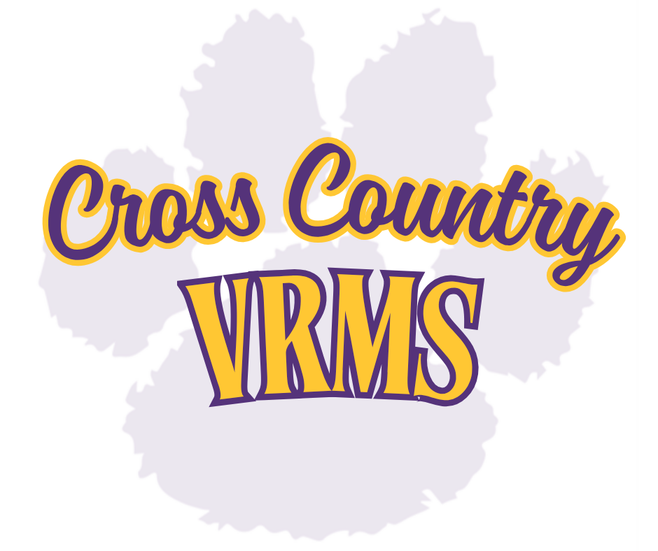 Cross Country VRMS with paw print background