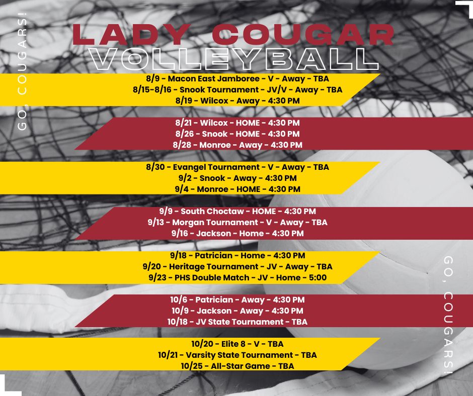 Volleyball Schedule