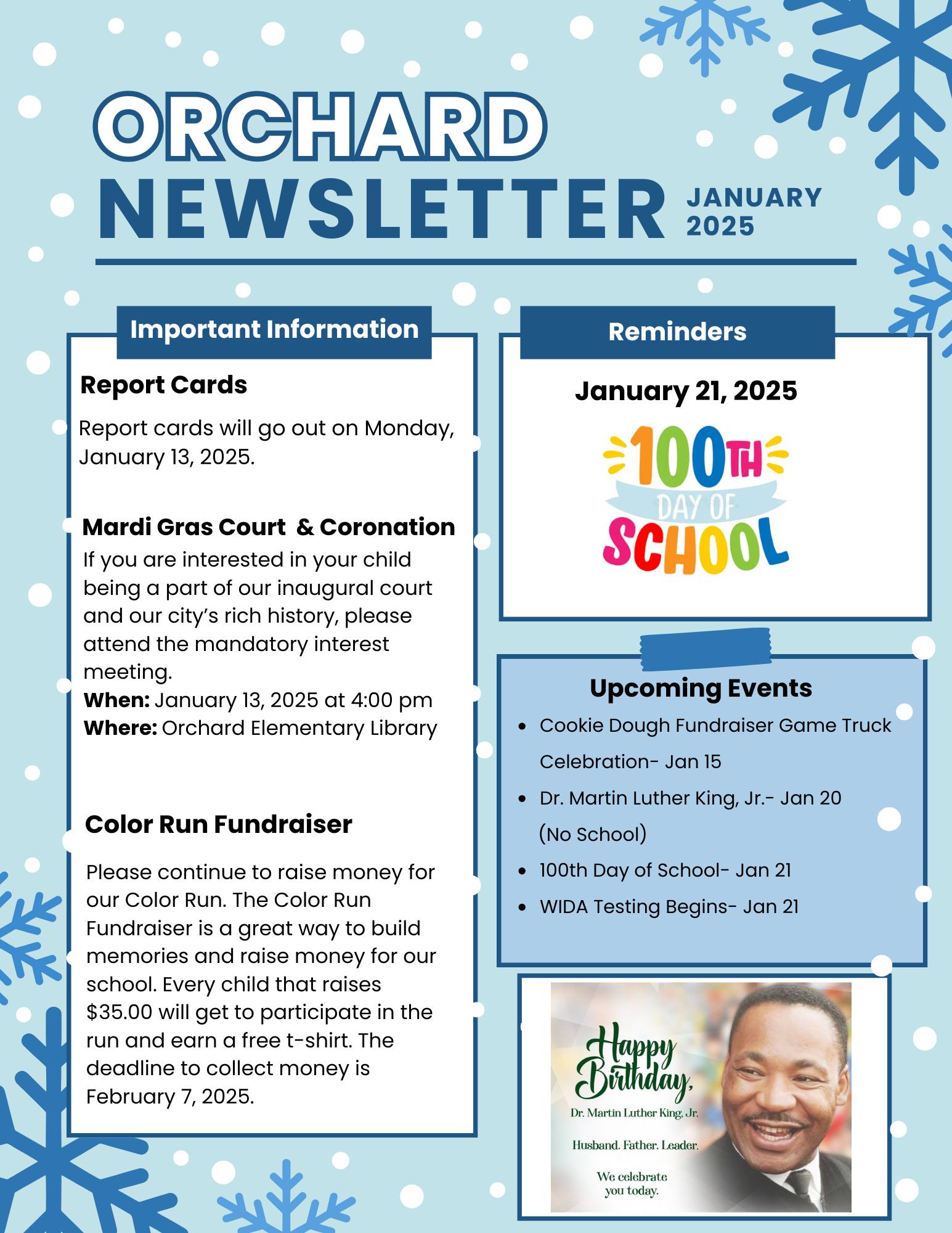 January Newsletter