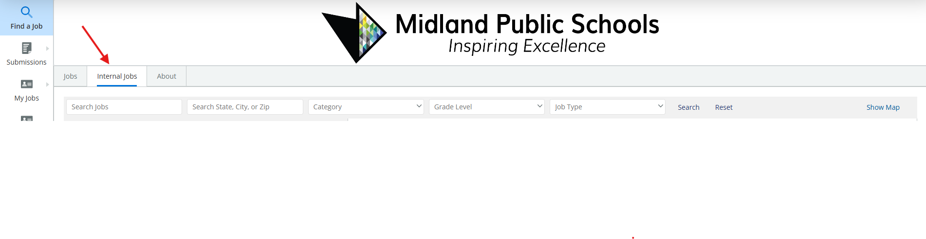 Visit https://midlandps.schoolspring.com/ to apply and view open positions. Log in to apply to internal positions if you are a current Midland Public School's employee.