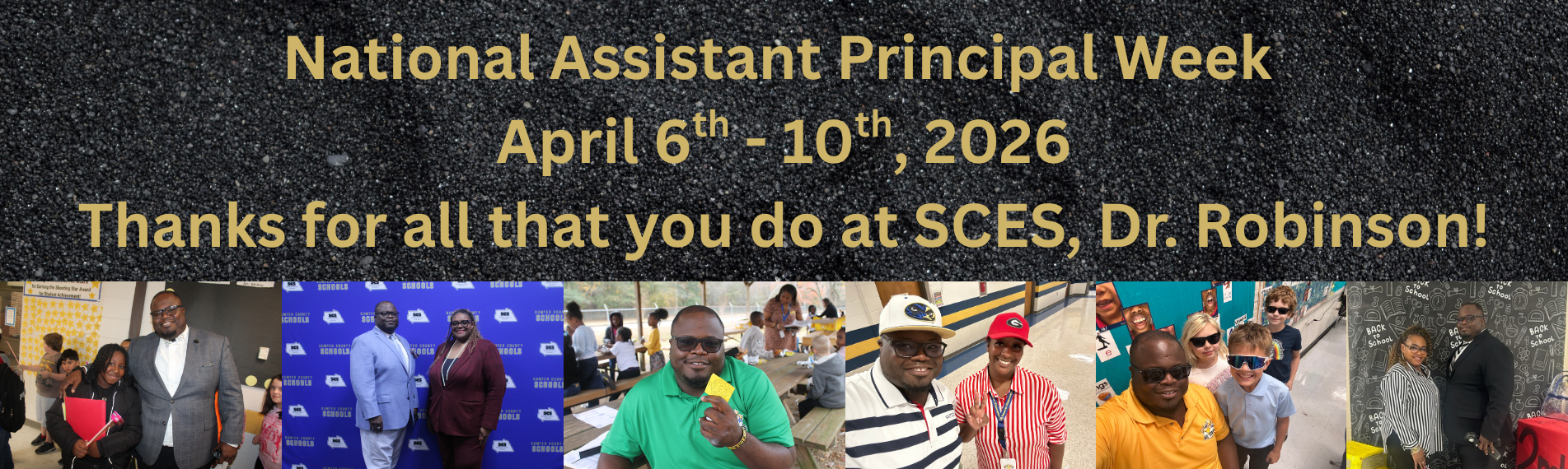 National School Principal Week April 6-10, 2026 for Dr. Robinson