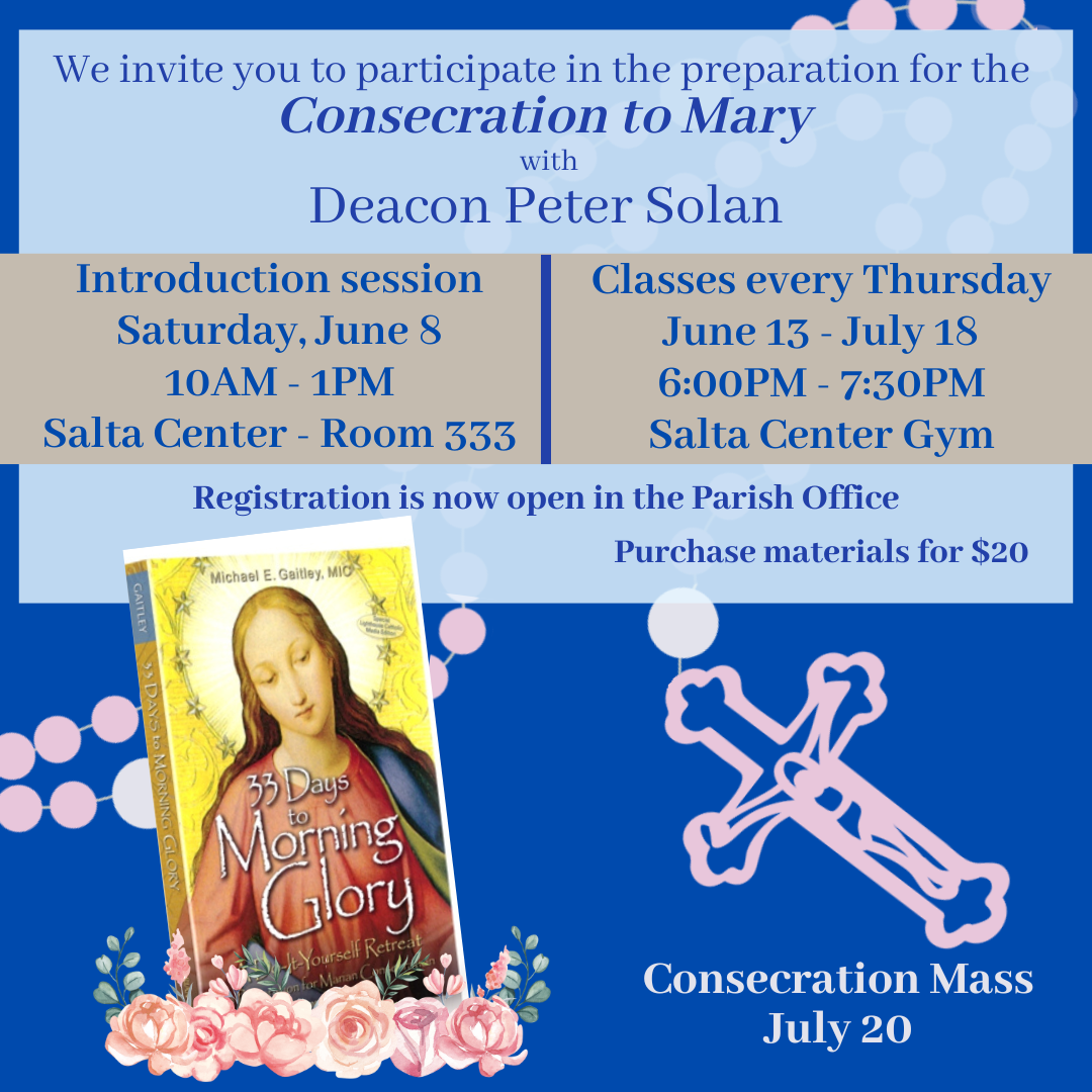 Consecration to Mary with Deacon Peter Solan