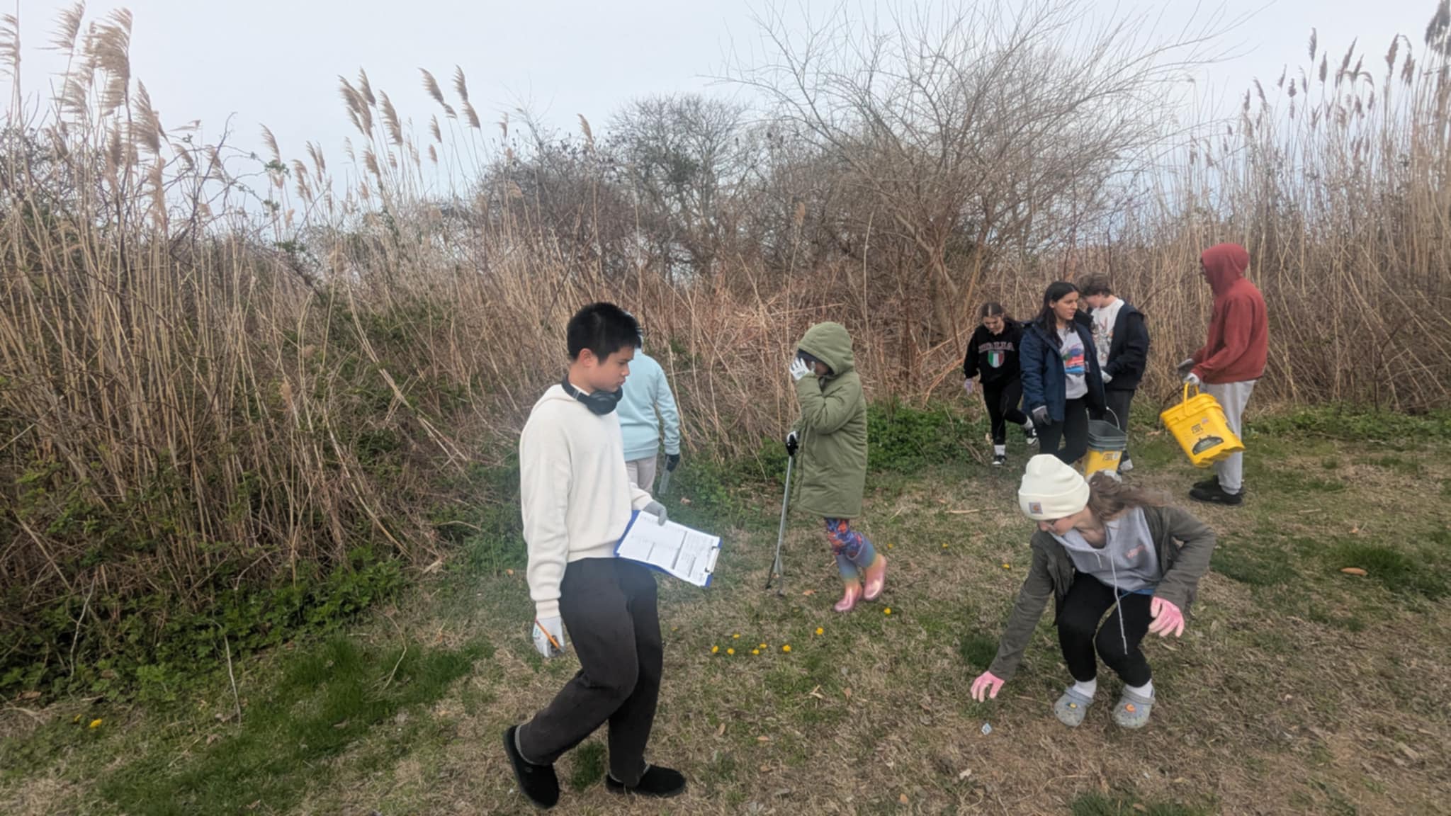 VECC Beach cleanup April 2025