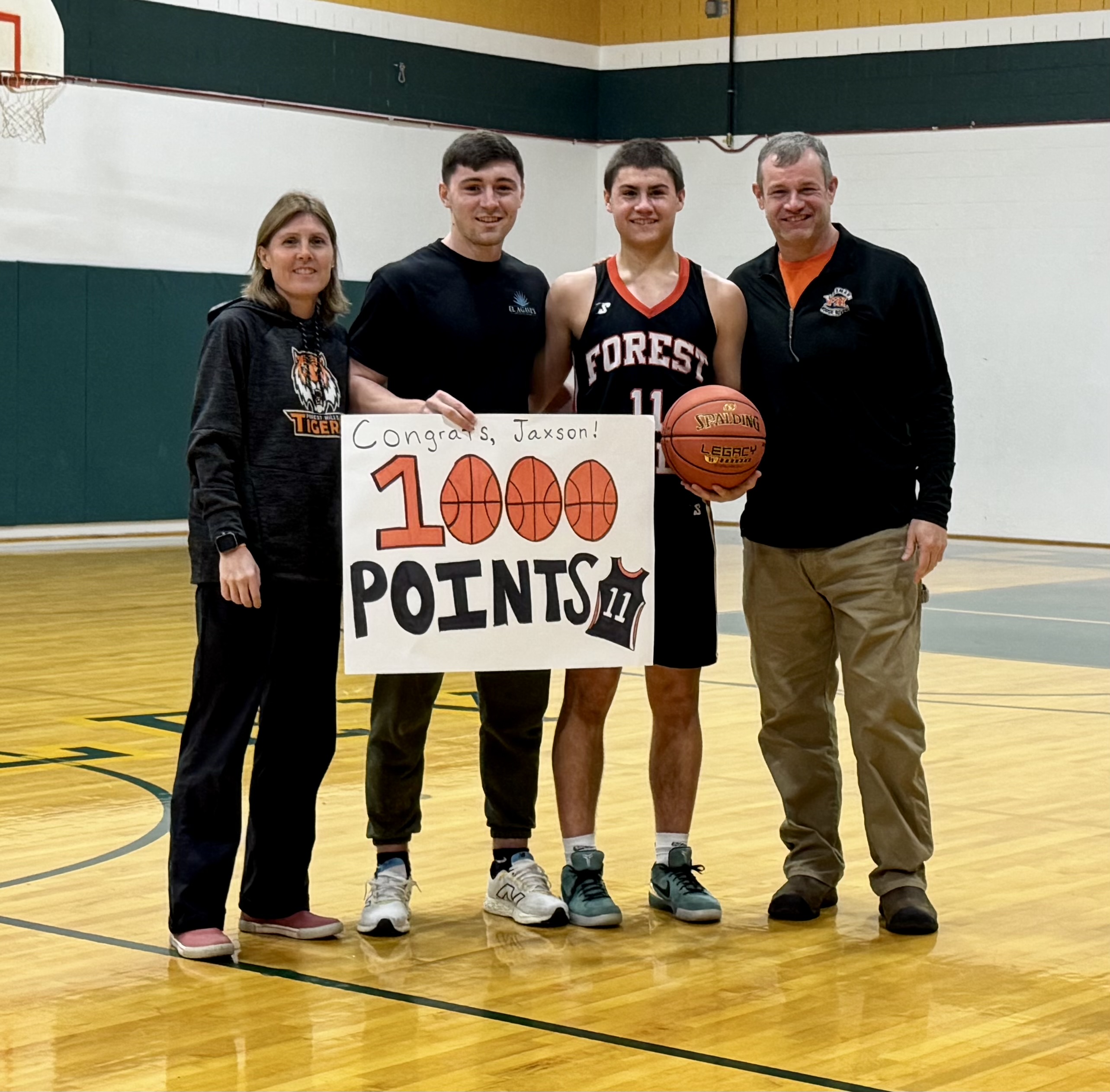 Jaxson's 1000th point