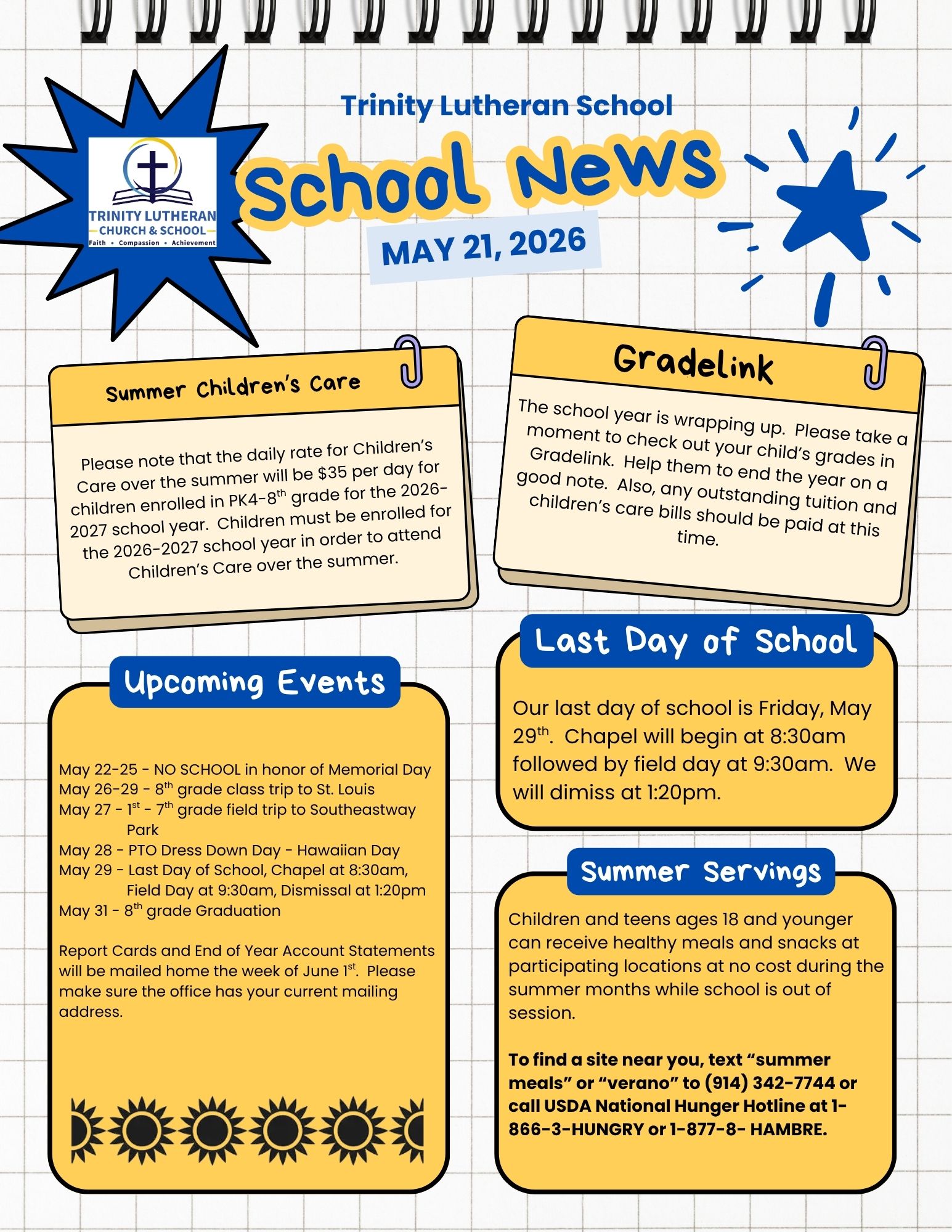 Friday Flyer for May 21