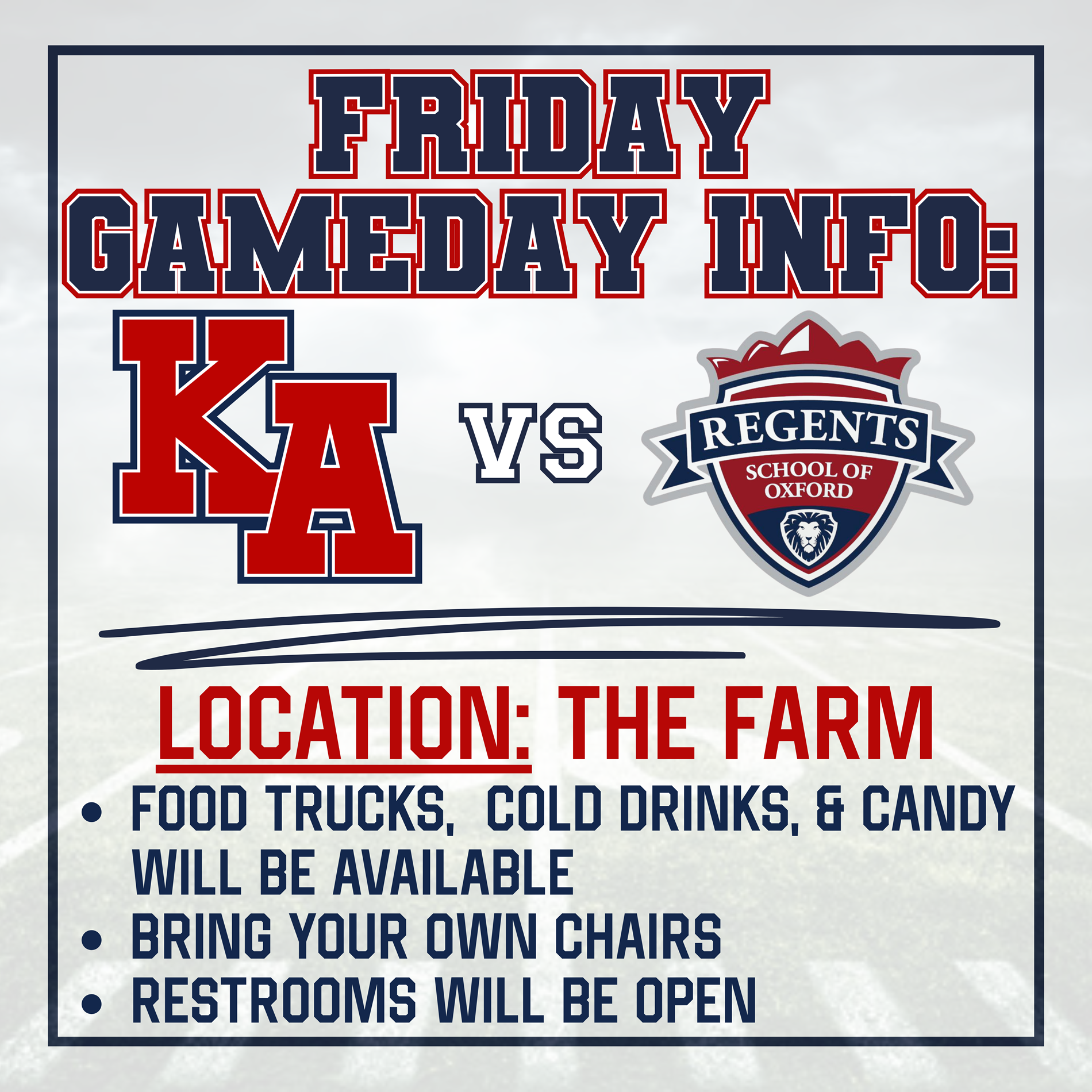 gameday info