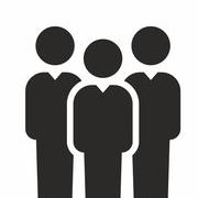 3 people silhouettes