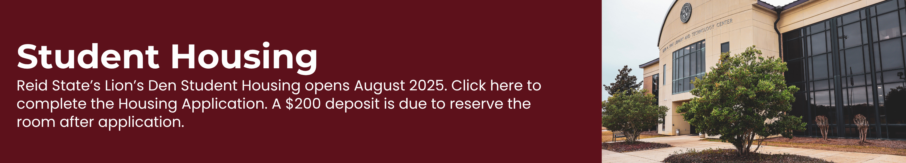 Student Housing Application Student Housing Application