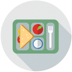 cafeteria tray menu icon cafeteria tray menu icon