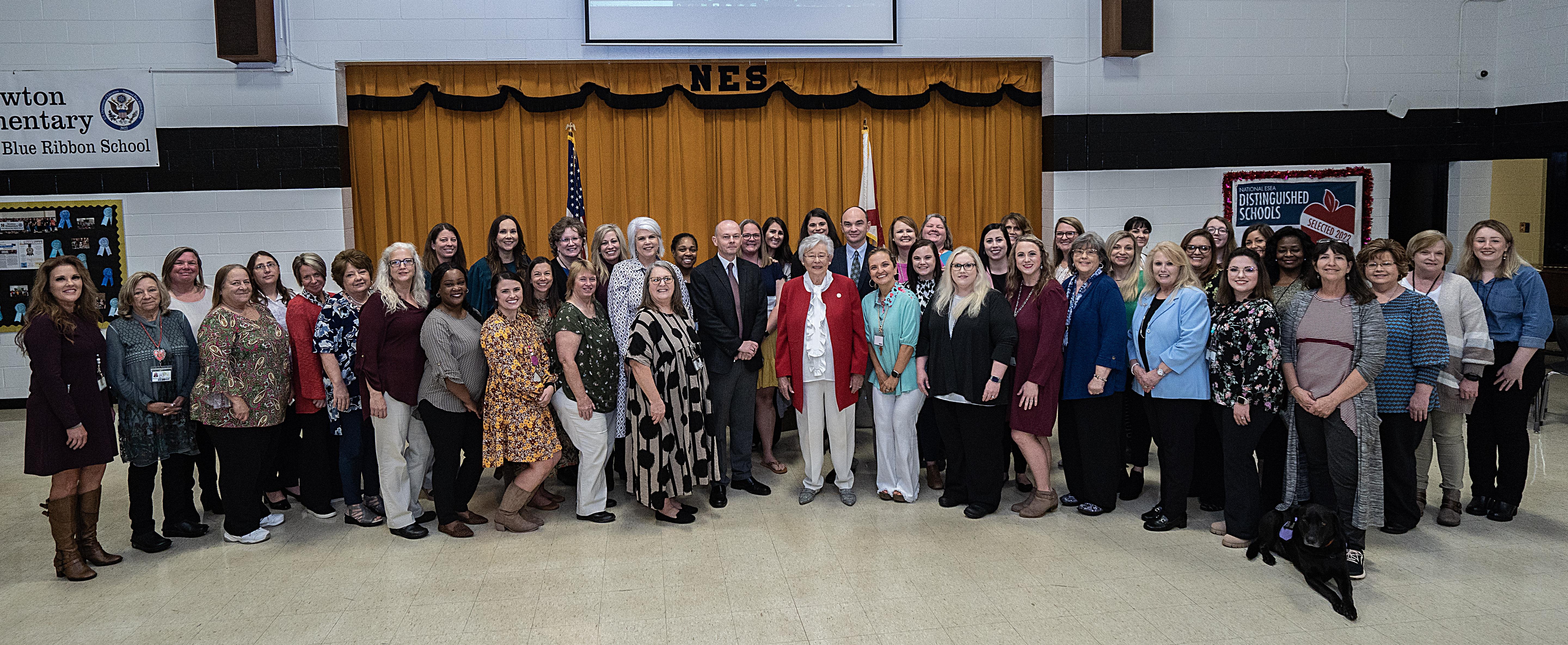 Faculty & Staff with Governor Kay Ivey
