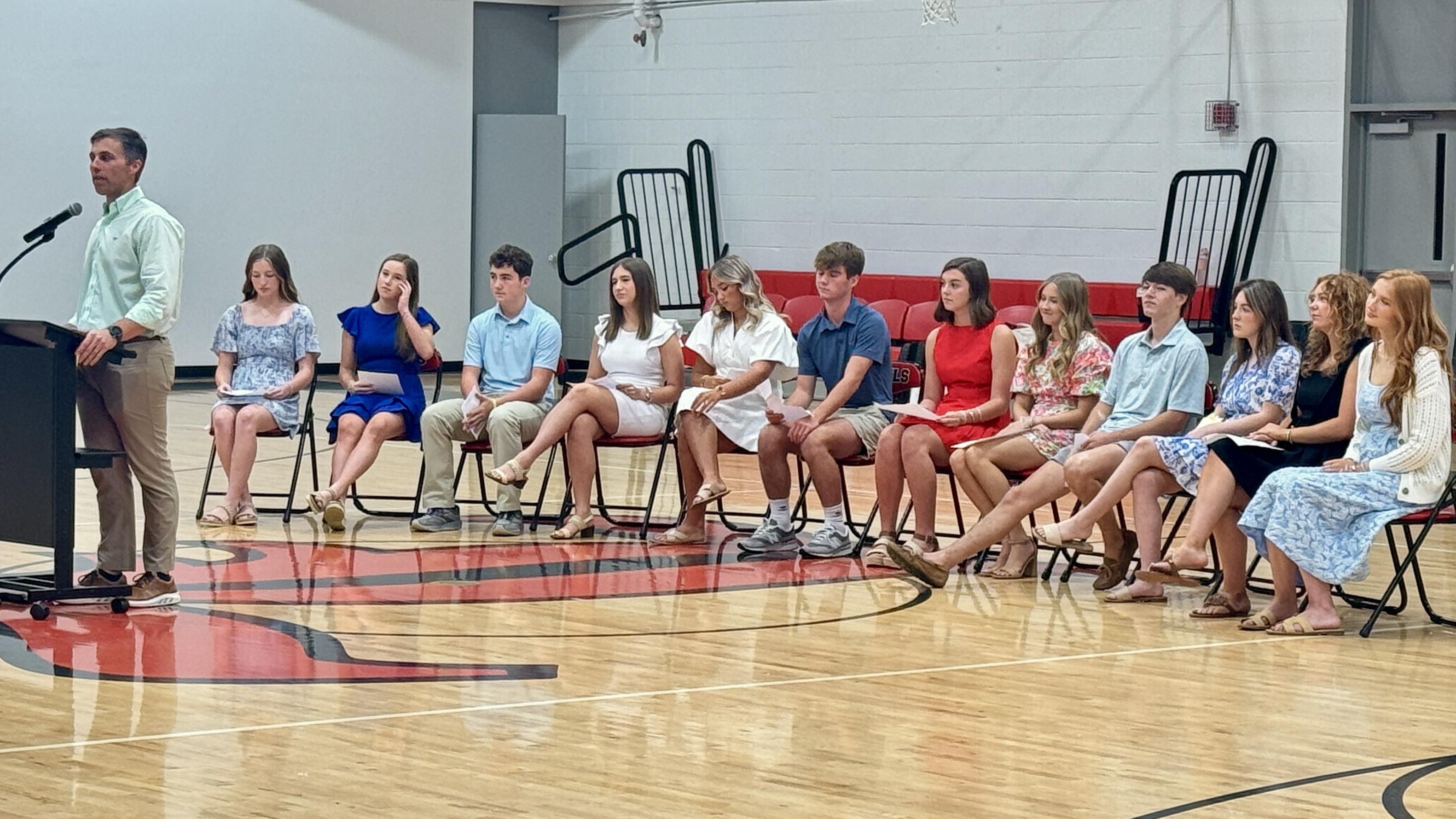 Students are preparing for their SGA speeches