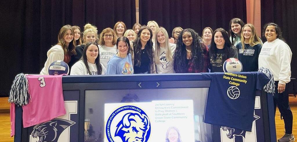 J. Lowery signs volleyball scholarship with Southern Union