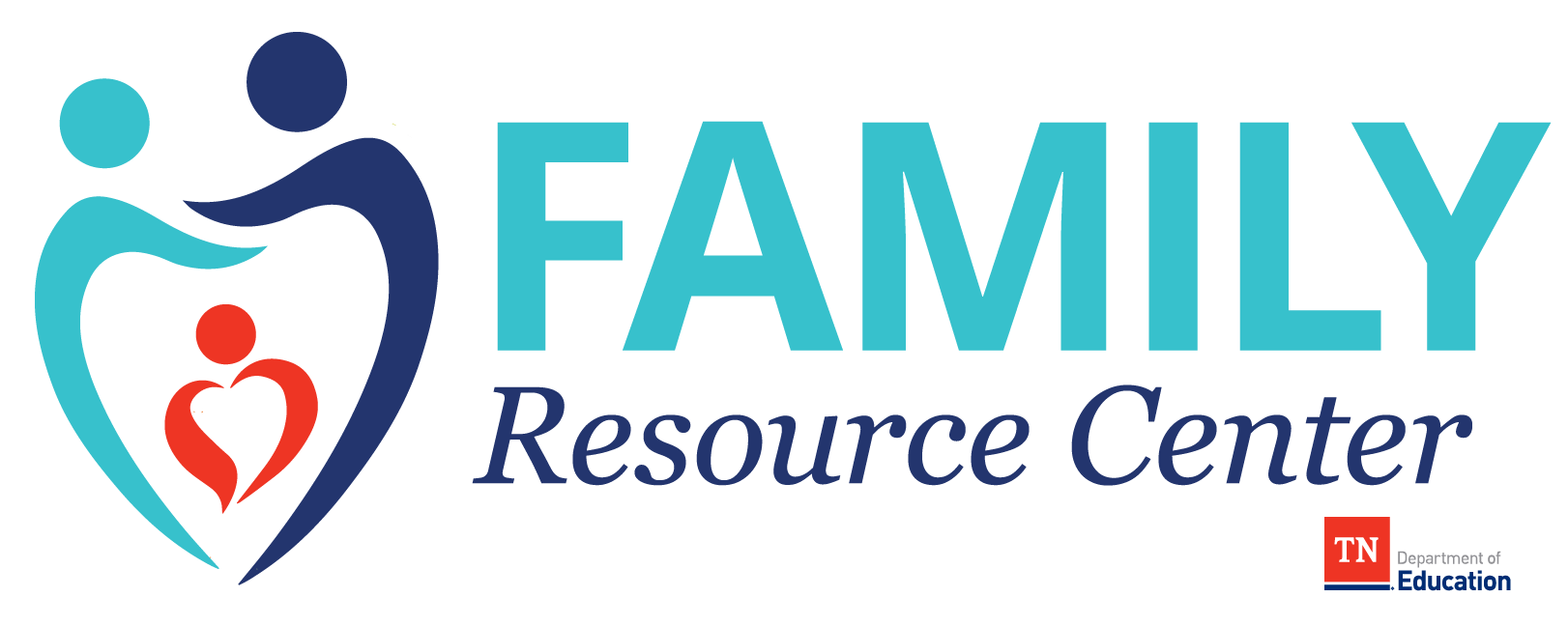 Family Resource Center Logo of family holding hands