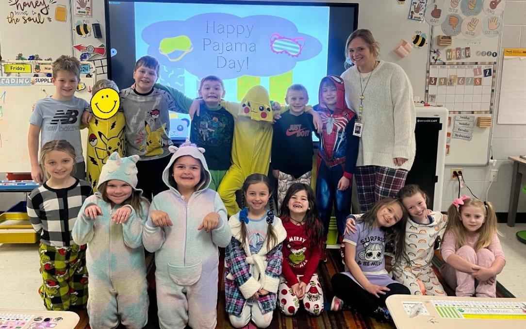 The Sleep Book Friday: Students wore pajamas to celebrate the final day of Read Across America Week!