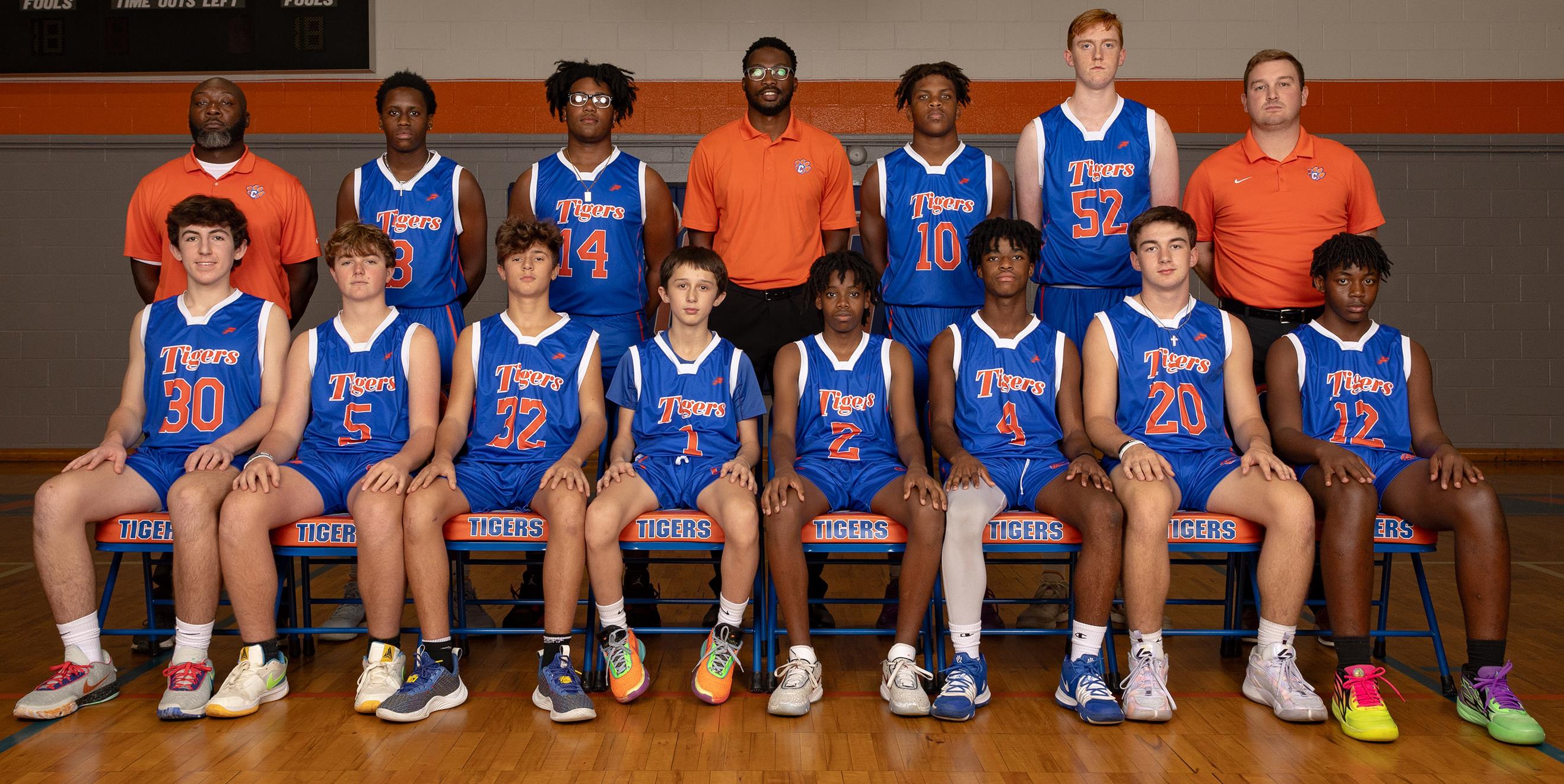 JV Boys Basketball Photo