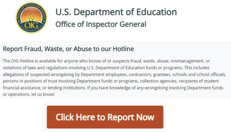 fraud waste abuse reporting