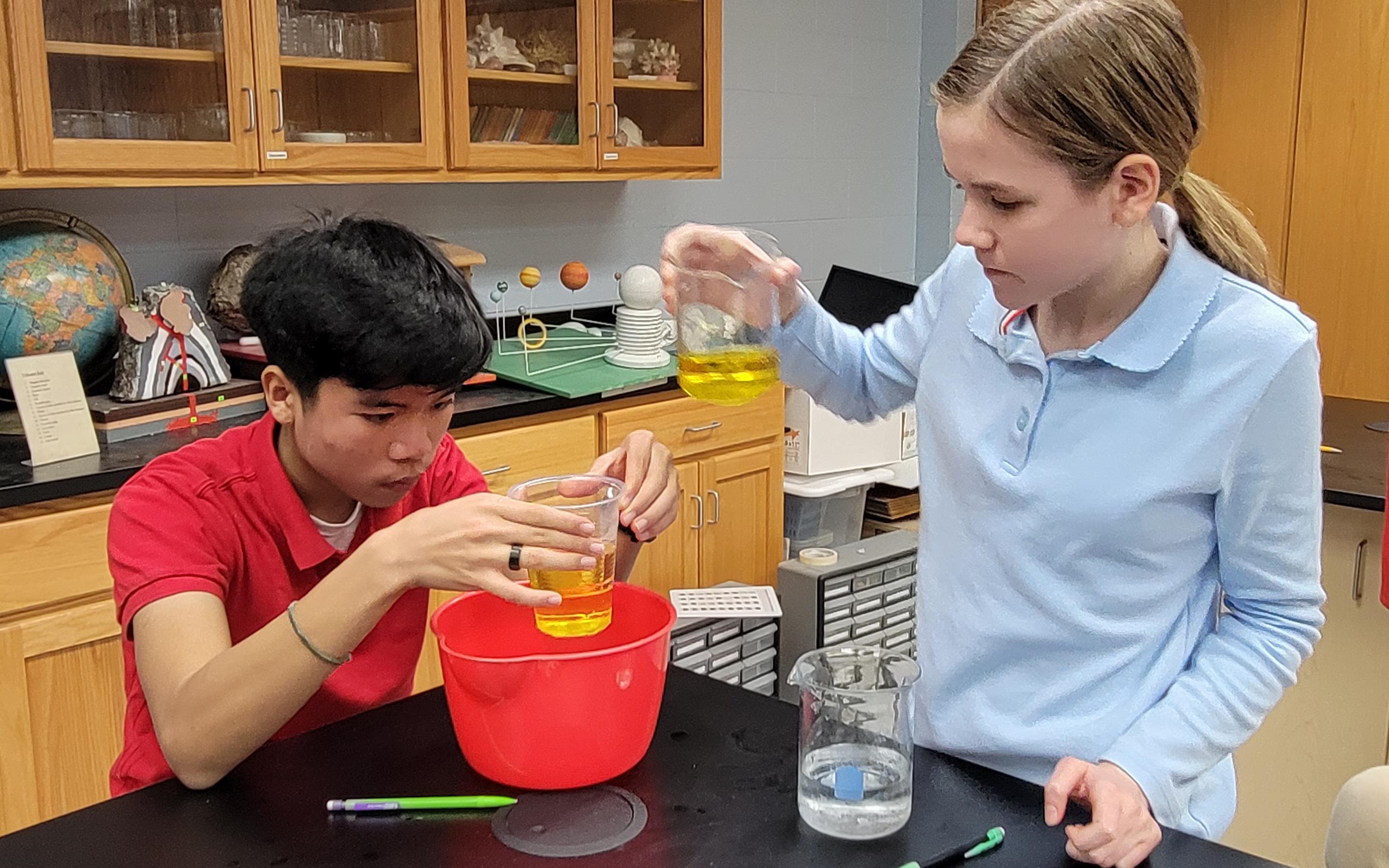 Students in Science Lab Students in Science Lab