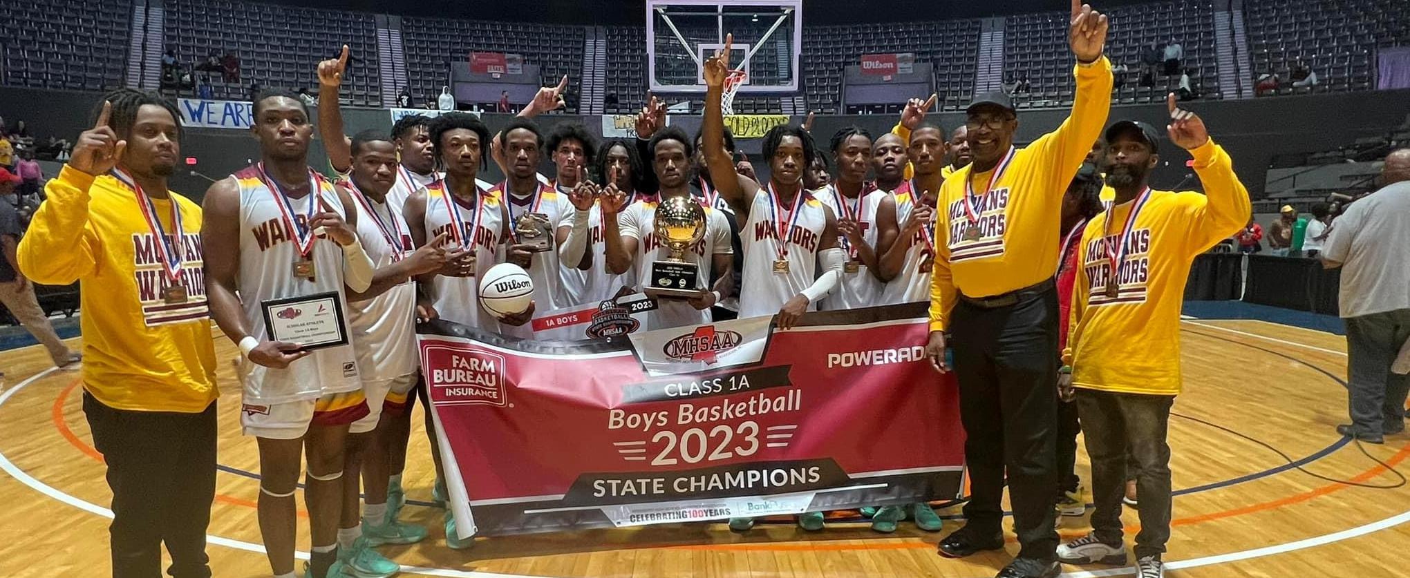 Boys Basketball Shaw High McEvans Warriors 1A State Champions