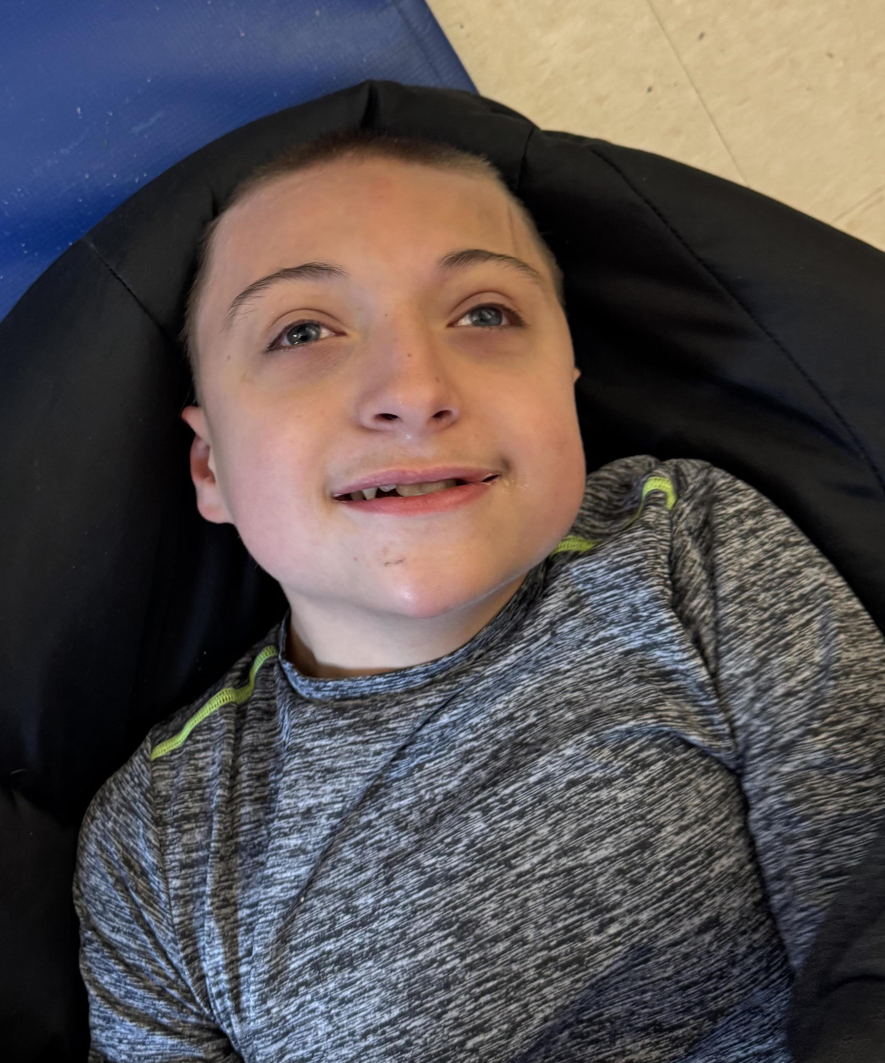 student having some down time