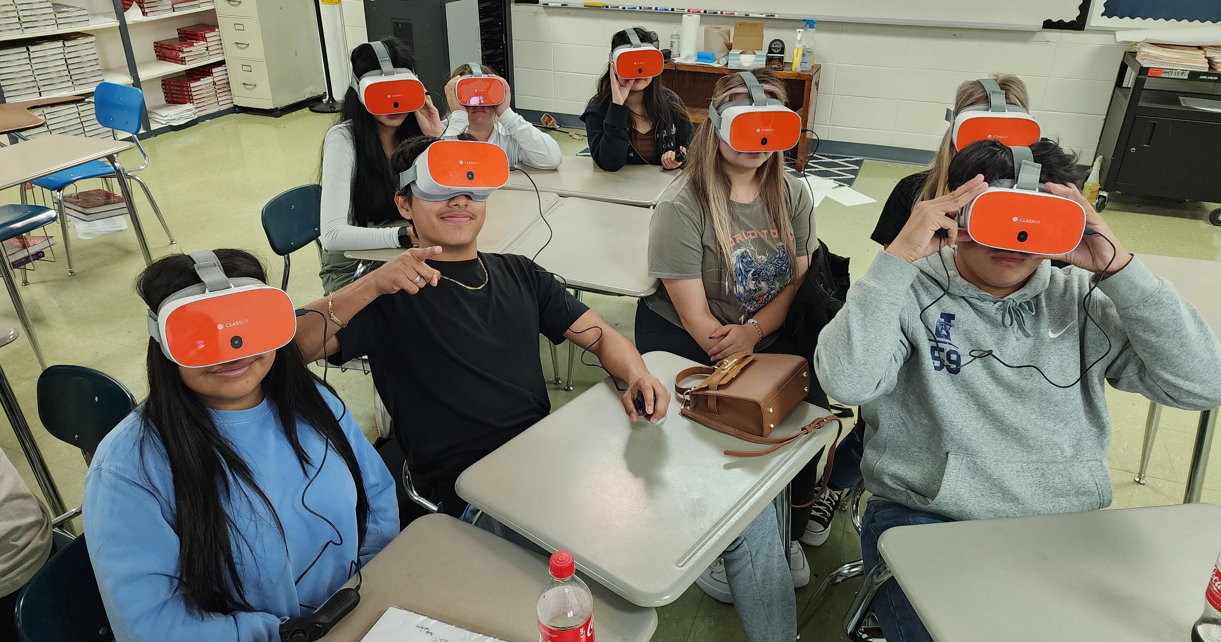 Virtual Reality in D. Kline's class