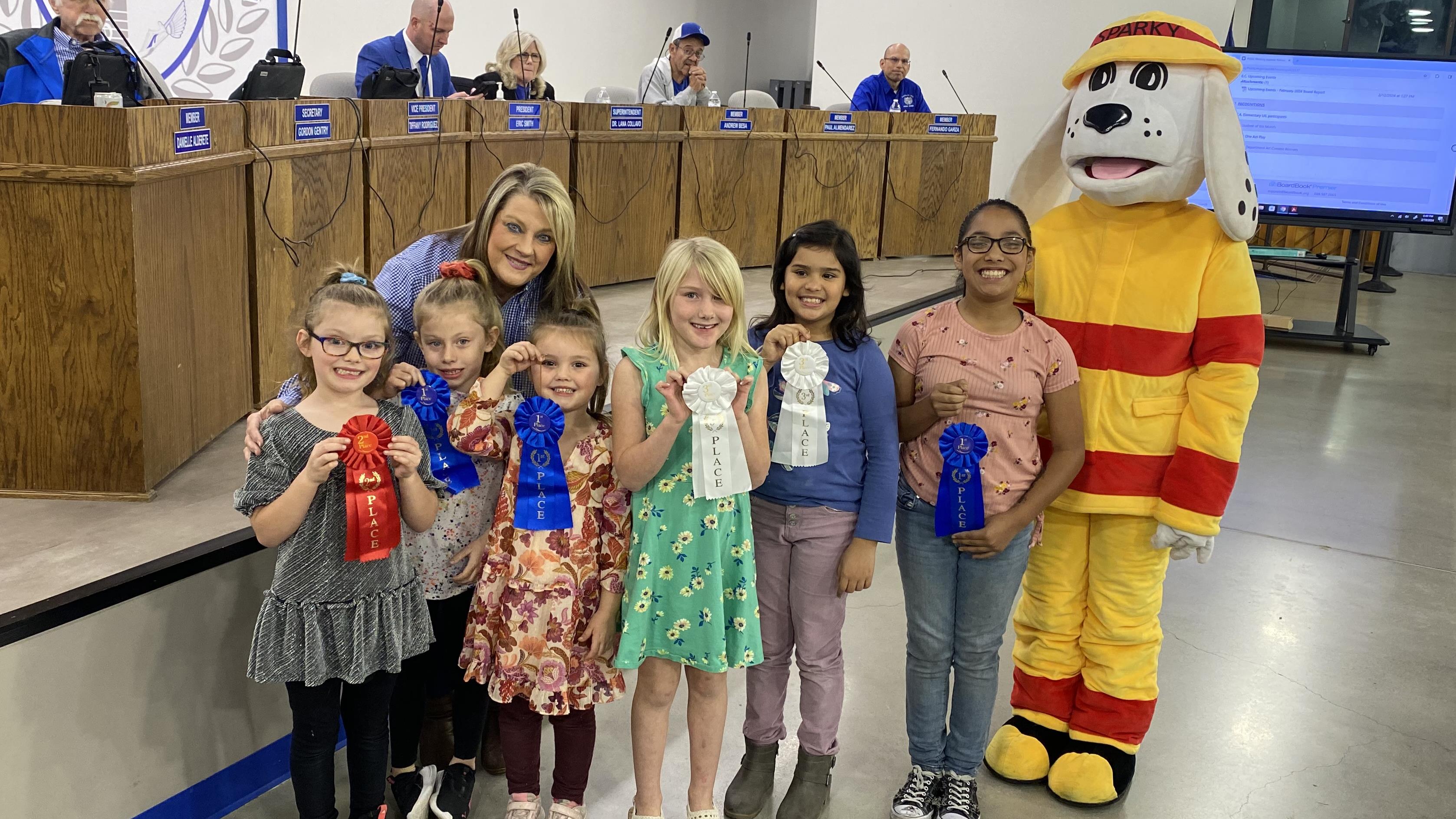 Fire Department Poster Contest Winners