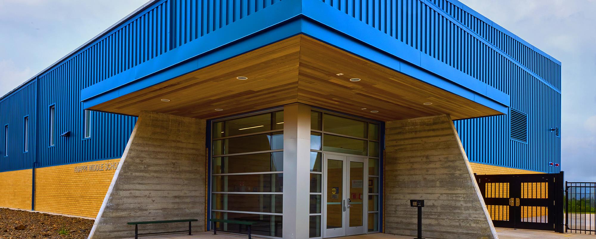 View of new Middle School Gym