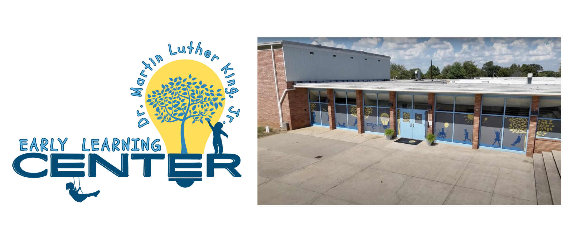 MLK logo and building  MLK logo and building